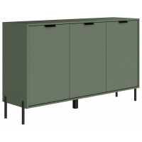 Тумба напольная Paloma KOM3D 154*41*91,5 дымчатый зеленый