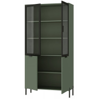 Шкаф Paloma REG2W2D 104,5*41*202,5 дымчатый зеленый купить в Минске