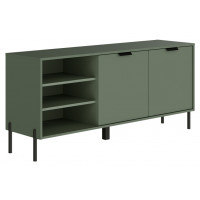 Тумба Paloma RTV2D 154*41*68 дымчатый зеленый