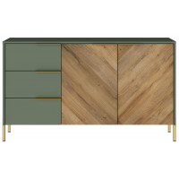 Тумба Siena KOM2D3S 149*41*86 дымчатый зеленый/дуб вотан купить в Минске