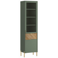 Шкаф Siena REG1W1D1S 51,5*41*201 дымчатый зеленый/дуб вотан Шкаф Siena REG1W1D1S 51,5*41*201 дымчатый зеленый/дуб вотан
