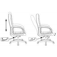 Кресло Бюрократ CH-002 черный купить в Минске