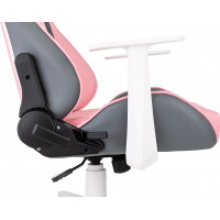 Кресло Бюрократ Knight Catzy серый/розовый купить в Минске