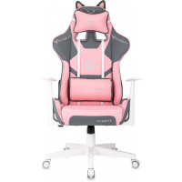 Кресло Бюрократ Knight Catzy серый/розовый купить в Минске
