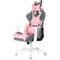 Кресло Бюрократ Knight Catzy серый/розовый купить в Минске