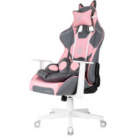 Кресло Бюрократ Knight Catzy серый/розовый купить в Минске