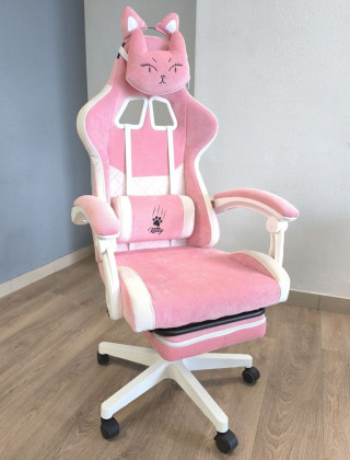 Кресло Бюрократ Knight Kitty W розовый купить в Минске