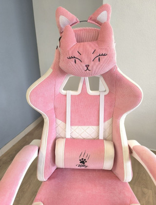 Кресло Бюрократ Knight Kitty W розовый купить в Минске