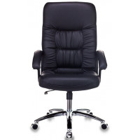 Кресло Бюрократ T-9908AXSN-AB натуральная кожа/черный купить в Минске