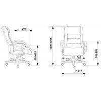 Кресло Бюрократ T-9926 Walnut купить в Минске