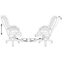 Кресло Бюрократ T-9926 Walnut купить в Минске