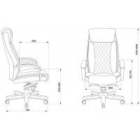Кресло Бюрократ T-9924 Walnut купить в Минске Кресло Бюрократ T-9924 Walnut купить в Минске
