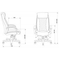 Кресло Бюрократ T-9924 Walnut купить в Минске Кресло Бюрократ T-9924 Walnut купить в Минске