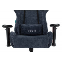 Кресло Бюрократ Viking Knight синий, серо-голубой купить в Минске