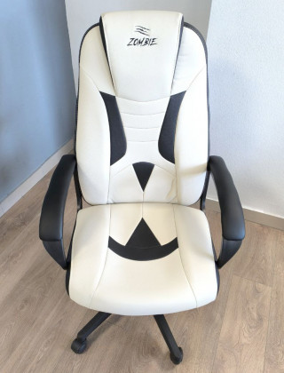 Кресло Бюрократ Zombie 8 (Viking 8) черный/белый купить в Минске