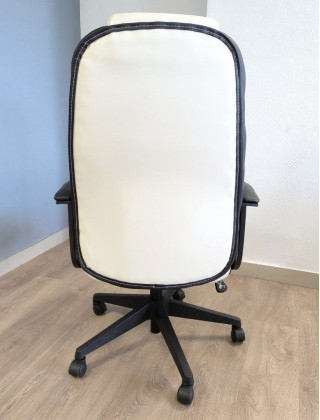 Кресло Бюрократ Zombie 8 (Viking 8) черный/белый купить в Минске