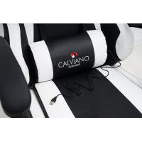 Вибромассажное кресло Calviano 1583 экокожа купить в Минске