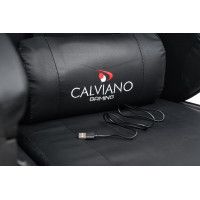 Вибромассажное кресло Calviano 1583 экокожа купить в Минске