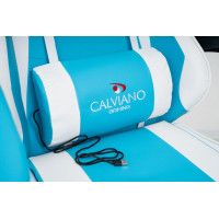 Вибромассажное кресло Calviano 1583 экокожа купить в Минске