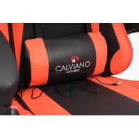 Вибромассажное кресло Calviano 1583 экокожа купить в Минске