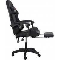 Вибромассажное кресло Calviano 1584 экокожа черный купить в Минске