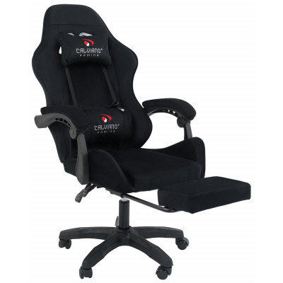 Вибромассажное кресло Calviano 1584 черный велюр купить в Минске