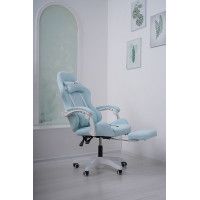 Вибромассажное кресло Calviano 1584 ткань голубой купить в Минске