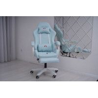 Вибромассажное кресло Calviano 1584 ткань голубой купить в Минске