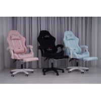 Вибромассажное кресло Calviano 1584 ткань голубой купить в Минске