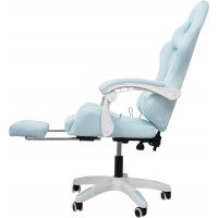 Вибромассажное кресло Calviano 1584 ткань голубой купить в Минске