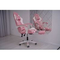 Вибромассажное кресло Calviano 1584 экокожа розовый купить в Минске