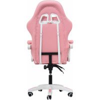 Вибромассажное кресло Calviano 1584 экокожа розовый купить в Минске