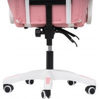 Вибромассажное кресло Calviano 1584 экокожа розовый купить в Минске