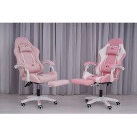 Вибромассажное кресло Calviano 1584 ткань розовый купить в Минске