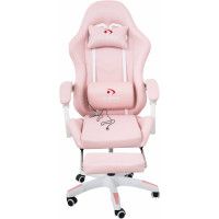 Вибромассажное кресло Calviano 1584 ткань розовый купить в Минске