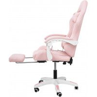 Вибромассажное кресло Calviano 1584 ткань розовый купить в Минске