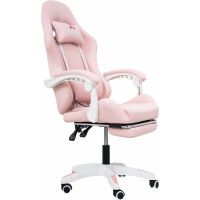 Вибромассажное кресло Calviano 1584 ткань розовый купить в Минске