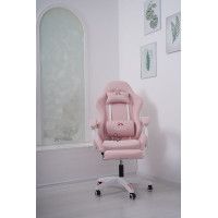 Вибромассажное кресло Calviano 1584 ткань розовый купить в Минске