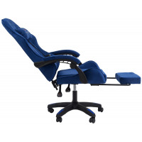 Вибромассажное кресло Calviano 1584 синий велюр купить в Минске Вибромассажное кресло Calviano 1584 синий велюр купить в Минске