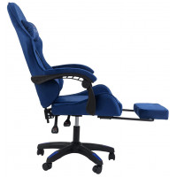 Вибромассажное кресло Calviano 1584 синий велюр купить в Минске Вибромассажное кресло Calviano 1584 синий велюр купить в Минске