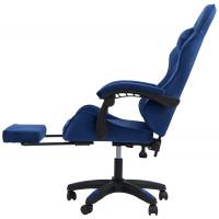 Вибромассажное кресло Calviano 1584 синий велюр купить в Минске Вибромассажное кресло Calviano 1584 синий велюр купить в Минске