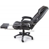 Вибромассажное кресло Calviano 1589 экокожа черный купить в Минске