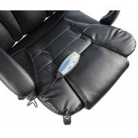 Вибромассажное кресло Calviano 1589 экокожа черный купить в Минске