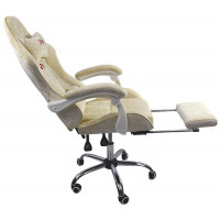 Вибромассажное кресло Calviano Amarone Beige plush ткань бежевый купить в Минске