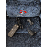 Вибромассажное кресло Calviano Amarone Blue plush ткань синий купить в Минске