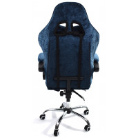 Вибромассажное кресло Calviano Amarone Blue plush ткань синий купить в Минске