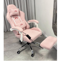 Вибромассажное кресло Calviano Amarone Pink plush ткань розовый купить в Минске Вибромассажное кресло Calviano Amarone Pink plush ткань розовый купить в Минске