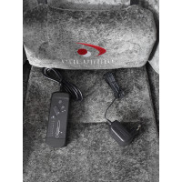 Вибромассажное кресло Calviano Amarone Dark Grey plush ткань темно-серый купить в Минске