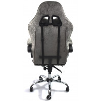Вибромассажное кресло Calviano Amarone Dark Grey plush ткань темно-серый купить в Минске