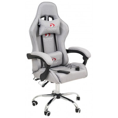 Геймерское кресло Calviano ASTI ULTIMATO grey fabric купить в Минске